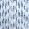 Georgette Viscose Blue Fabric Block Quilting Supplies Print Sewing Fabric By The Yard 42 Inch