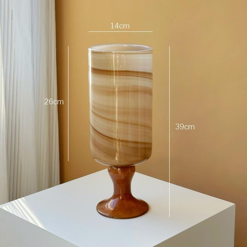 Glazed Vase Decorative Modern Vases Luxury Aesthetic Interior Flower Bottle Elegant Living Room Flowers Bottles Table Decoration