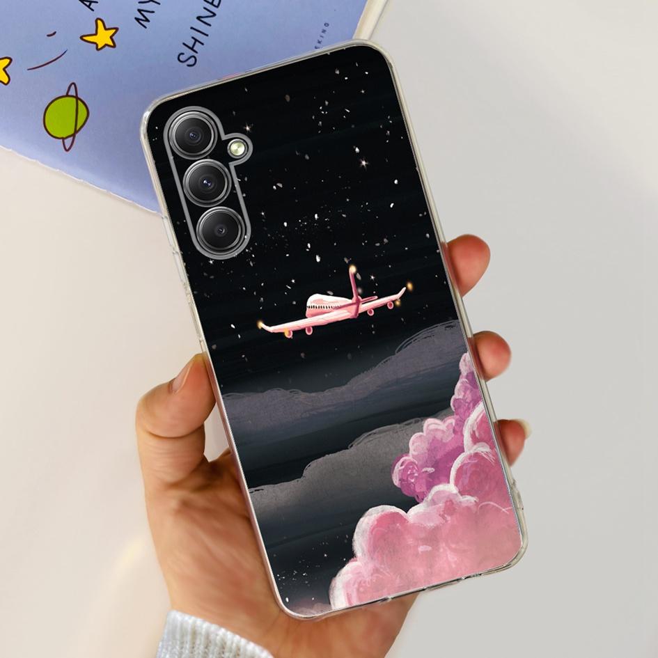 For Samsung Galaxy A25 5G Case Silicone Soft TPU Bumper Cute Cartoon Cat Butterfly Phone Cover For Samsung A25 5G 2023 A 25 Capa