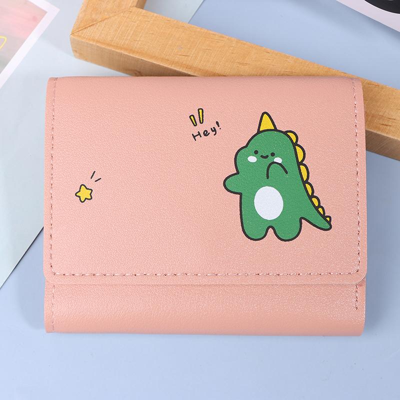 1 шт., женские короткие милые маленькие кошельки, студенческие, тройные, держатели для карт, сумка для удостоверения личности для девочек, держатели для карт, портмоне, кошельки, мультяшная сумка