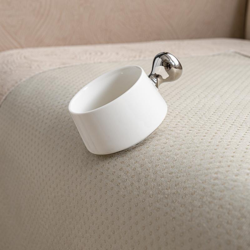 Легкая роскошная однотонная диванная подушка из шенилла, универсальная простая нескользящая подушка для дивана из ткани для всех сезонов