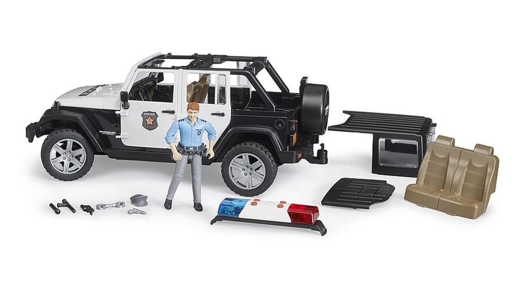 Bruder Jeep Police Car with Figure BR02526
