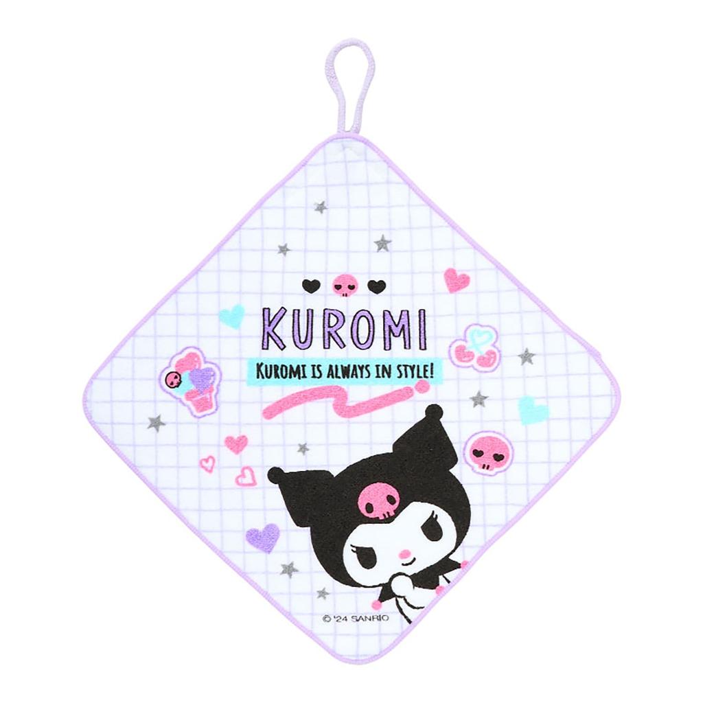 Sanrio Набор из 3 полотенец с антибактериальным названием Space Nursery Kindergarten 249840 Loop, Kuromi, Дети, Лечение, Включено, Школа,