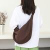 IELGY Japanese Casual Literary Dumpling Bag, Fashionable Large-capacity One-shoulder Small Fresh Nylon Messenger Bag