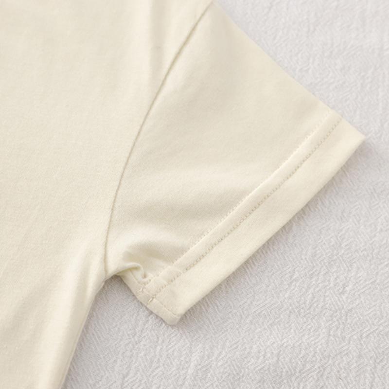 Комплект с короткими рукавами для мальчика 0-5 лет Детская футболка с круглым вырезом и рисунком из мультфильма Повседневные джинсовые шорты Удобная одежда для мальчиков