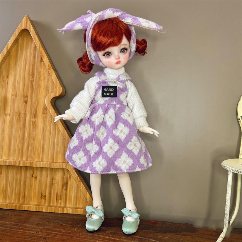 Casual Wear BJD Doll Outfit Dress Up Doll Lolita Dress Fashion 30cm Doll Clothes  Girl Gifts