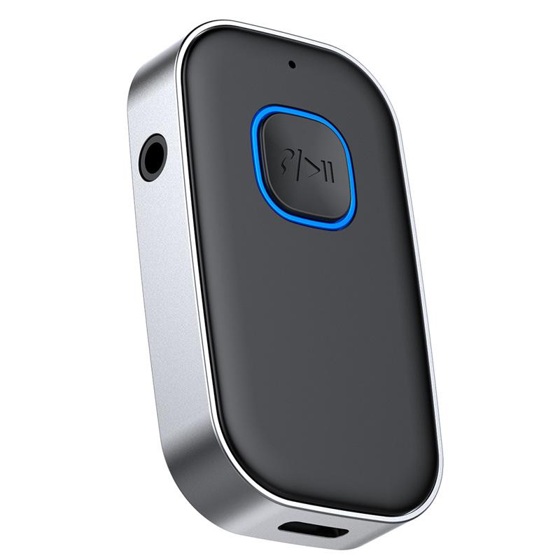 Автомобильный адаптер Bluetooth, модернизированный дополнительный модуль шумоподавления Bluetooth 5.0, дополнительный 16-часовой режим ожидания для автомобильной аудиосистемы, наушников, динамиков, домашних стереосистем