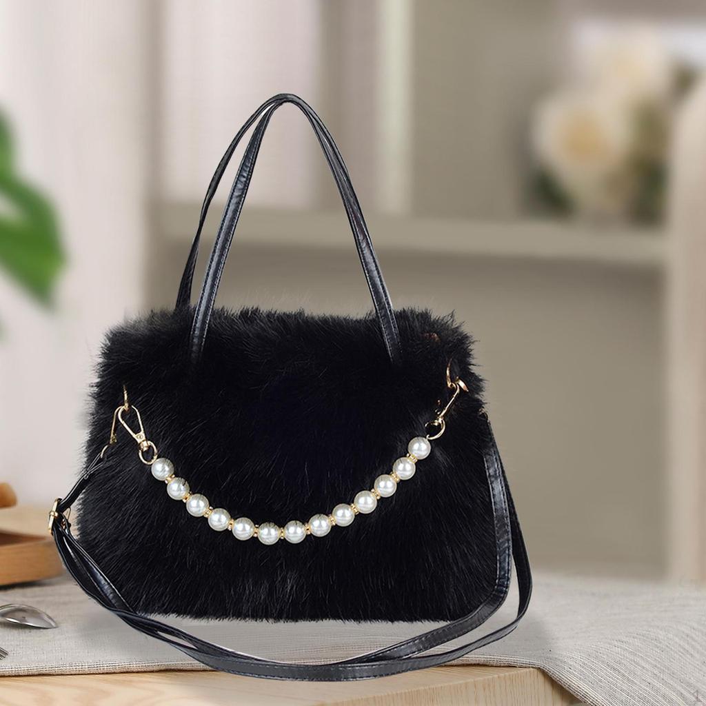 Модная мягкая плюшевая сумка через плечо для женщин для отпуска, поездок на работу, путешествий