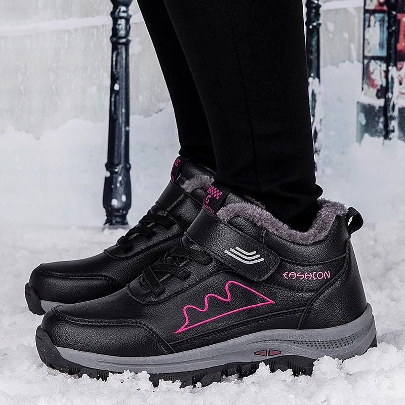 Осенне-зимняя мужская теплая хлопковая обувь Ppel, уличная нескользящая хлопковая обувь большого размера для пожилых людей