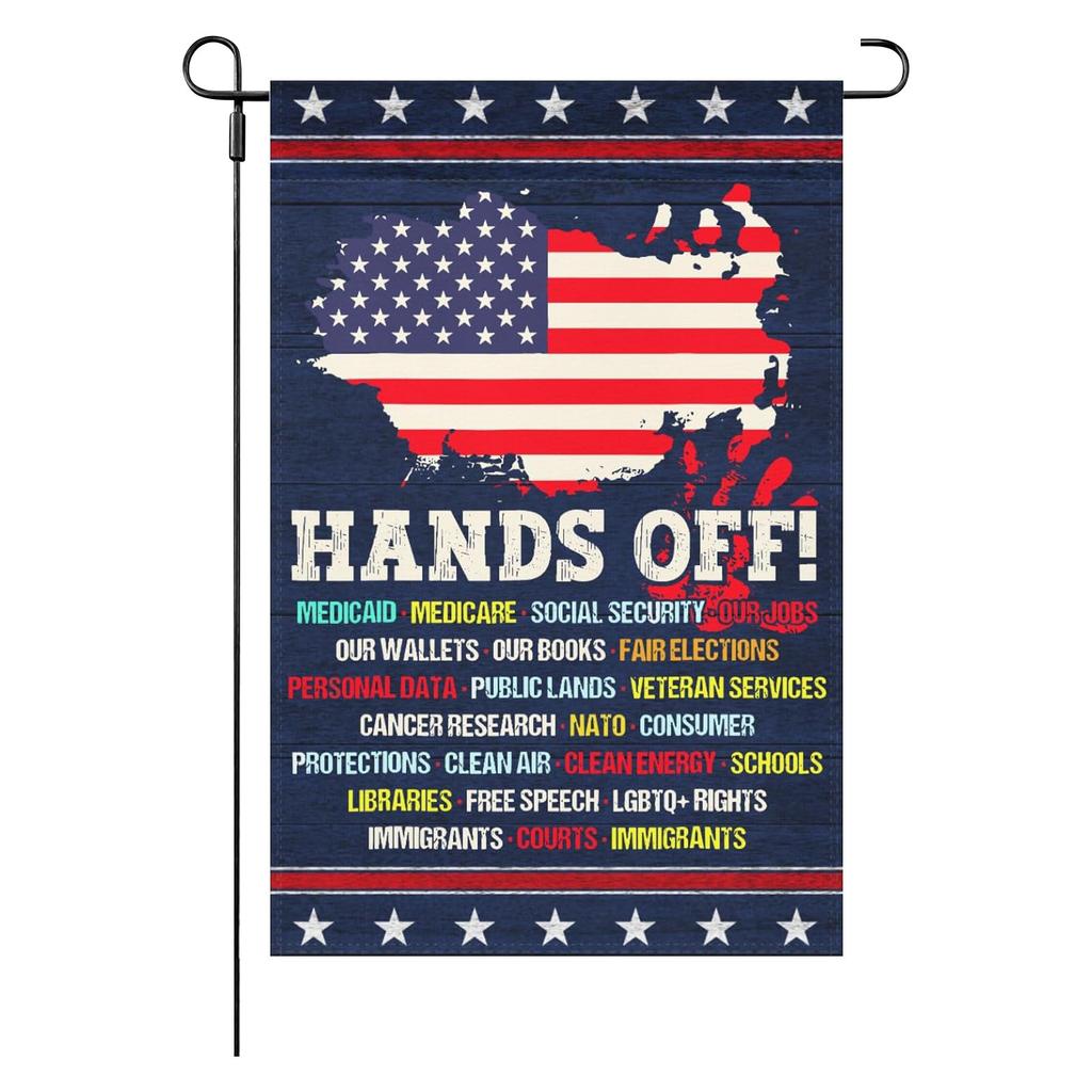 Протест Социальное обеспечение и Medicare Флаги протеста Смешные баннеры Доставка на следующий день Дом Флаги для сада