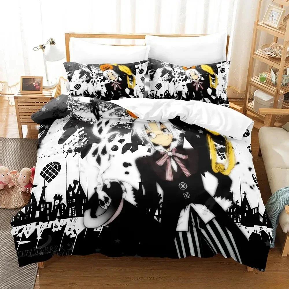 Soft Lightweight Single Twin Full Queen King New D Gray man Size Bed Adult Kid Bedroom Sets Anime parure de lit Quilt