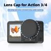 5-20Pcs Lens Protective Cover for DJI Osmo Action 4/3 Camera Accessories Non Slip Silicone Dust-proof Lens Protective Case Cap
