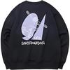 ANTA Sweatshirts Unisex Black Crew Neck Moderate Regular 172218701R-2