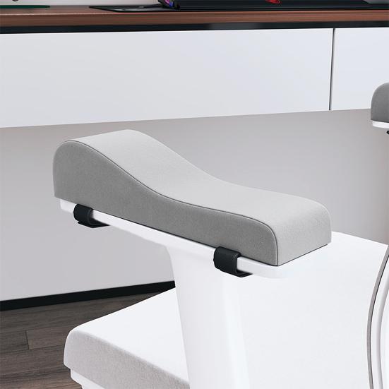 1 Pair Memory Foam Armrest Pad Chair Armrest Cushion with Adjustable Straps Elbow Support Pillow for Home Gaming Chair Office Chair