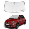 SAWAKAKI Fiat 500 Special Design 2008-2023 Солнцезащитный экран для лобового стекла, Защита от солнца, Защита от жары, Защита от жары, Компактное хранение