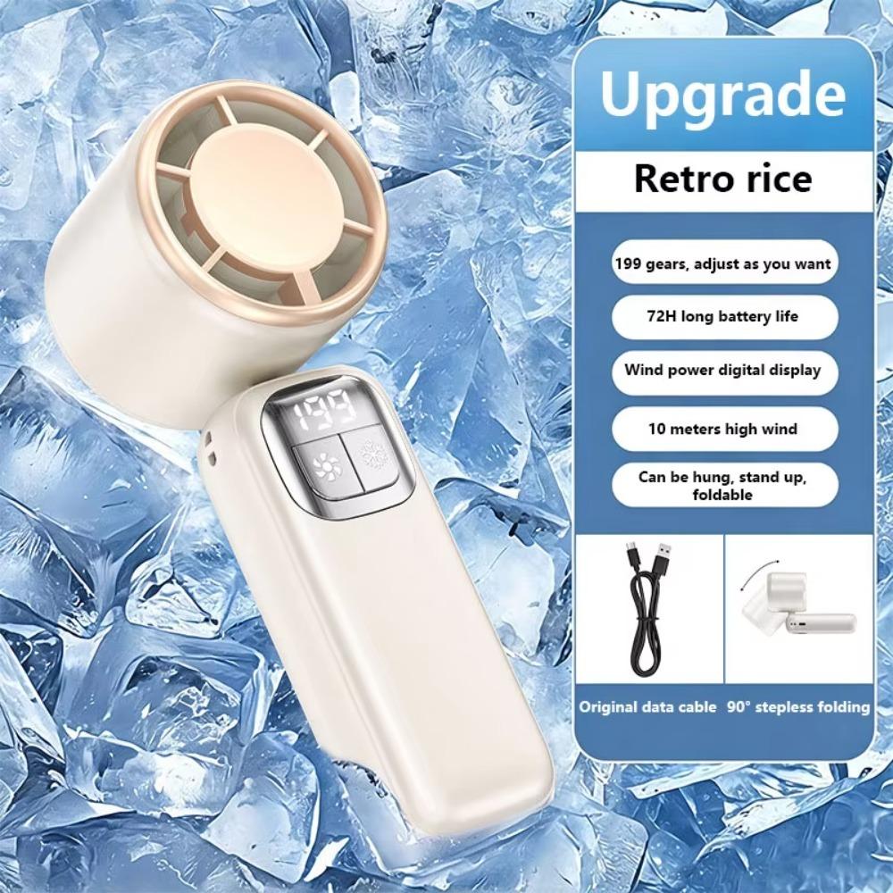199 High Speed Handheld Fan Cooling Ice Cooler Ice Cooler Fan Cooling Fan Outdoor Travel Office