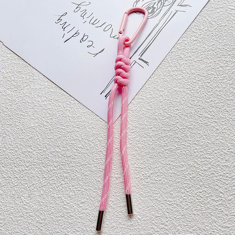 Нейлоновый брелок из плетеной вручную веревки, Y2K мода, подвеска для сумки, украшение, сделай сам, красочная подвеска, подарок