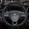 Car Steering-Wheels Cover 38cm 15" For Mitsubishi ASX RVR Pajero Sport Outlander PHEV Airtrek Grandis Lancer Evo Eclipse
