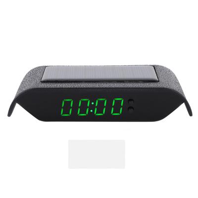 Автомобильные цифровые часы Авто Грузовик Питание от солнечной батареи Время Дата Температура ЖК-дисплей Беспроводные Зеленый свет