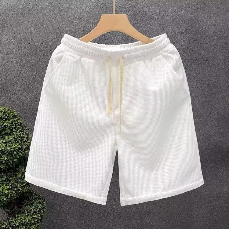 Мужские однотонные повседневные летние шорты до колена 2024 - Новая универсальная спортивная одежда