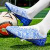 Fashion Men's Soccer Shoes FG/TF Non-Slip Turf Soccer Cleats Training Shoes High Quality Outdoor Sneakers Low Top Football Boots 35-45