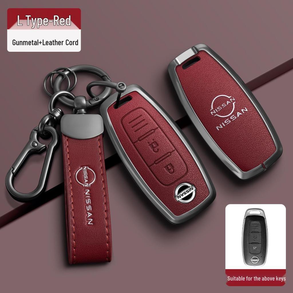 Подходит для крышек ключей Nissan Teana 14-го поколения, Sylphy, Qashqai, T-Roc, X-Trail, Tiida, Kicks, Murano и других моделей.