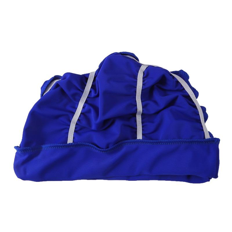 1 шт. эластичные нейлоновые шапочки для плавания, однотонные плиссированные шапочки для купания, длинные волосы, защита для бассейна, шапочки для плавания, спортивные аксессуары