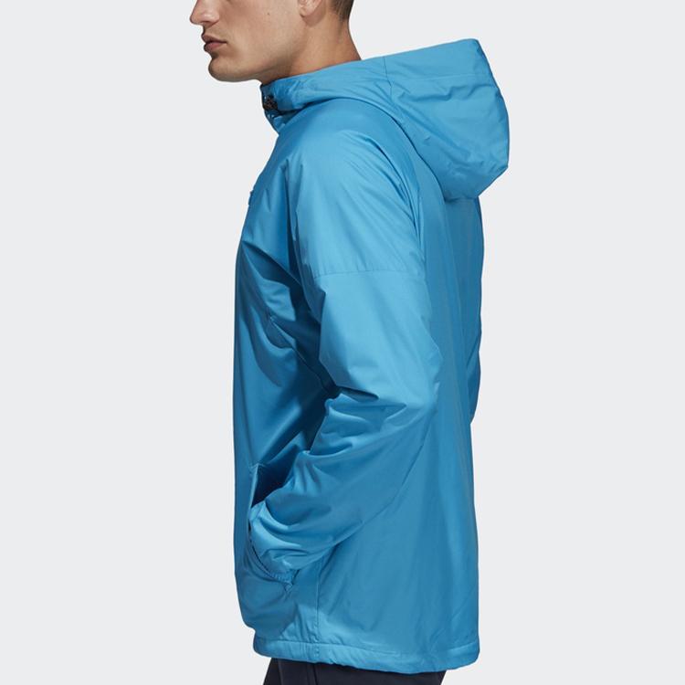 adidas Ветрозащитная тканая куртка WND Мужские куртки синие DZ0053