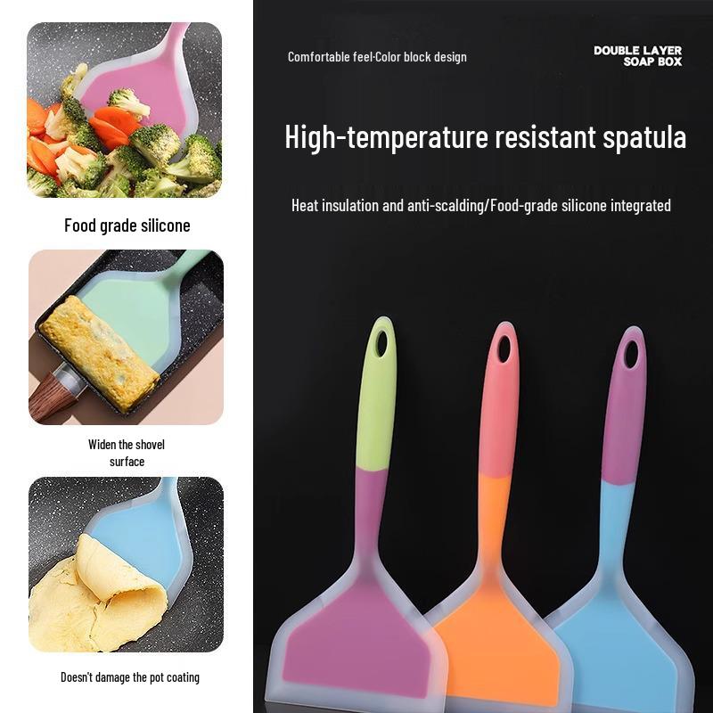 High-Temperature Non-Stick Pancake Spatula: Kitchen Scraper for Baking and Stir-Frying