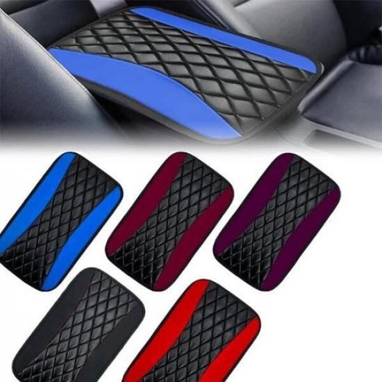 Leather Car Center Console Pad Universal Car Console Cushion Pad Box Cover