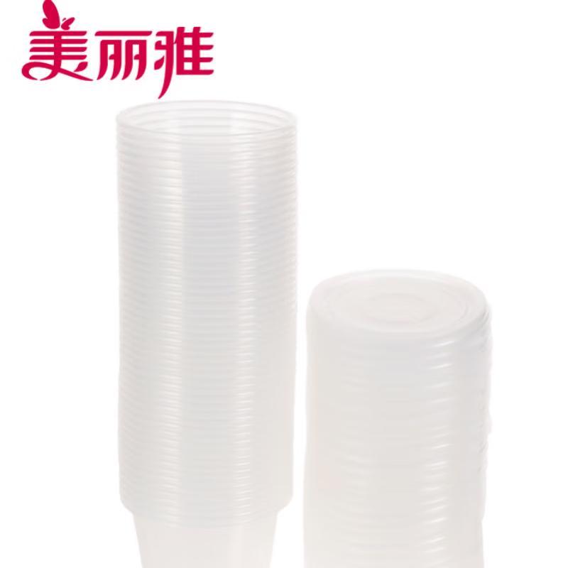 Maliya Disposable Round Takeout Food Containers with Lids