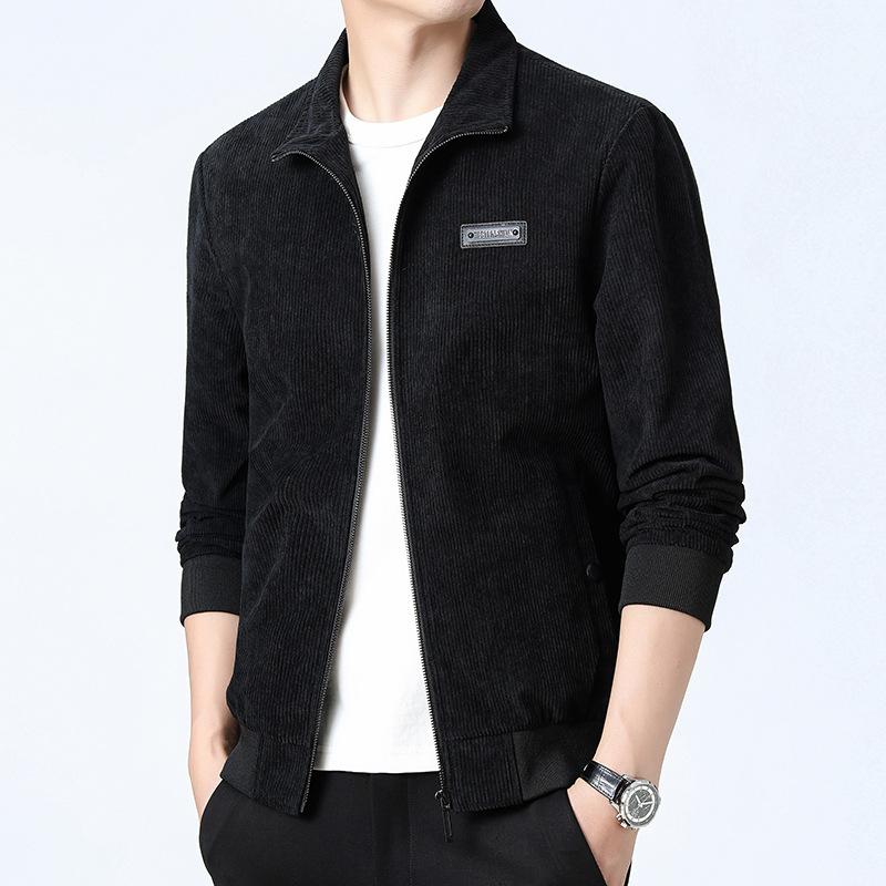 Вельветовая простая осенняя куртка Joker, молодежное мужское повседневное пальто в стиле ретро