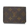 Used 12564 Envelope, Card Holder, M63801, 7946, New LV Logo, Current RFID IC Chip, Unused Monogram Maroon Unisex from