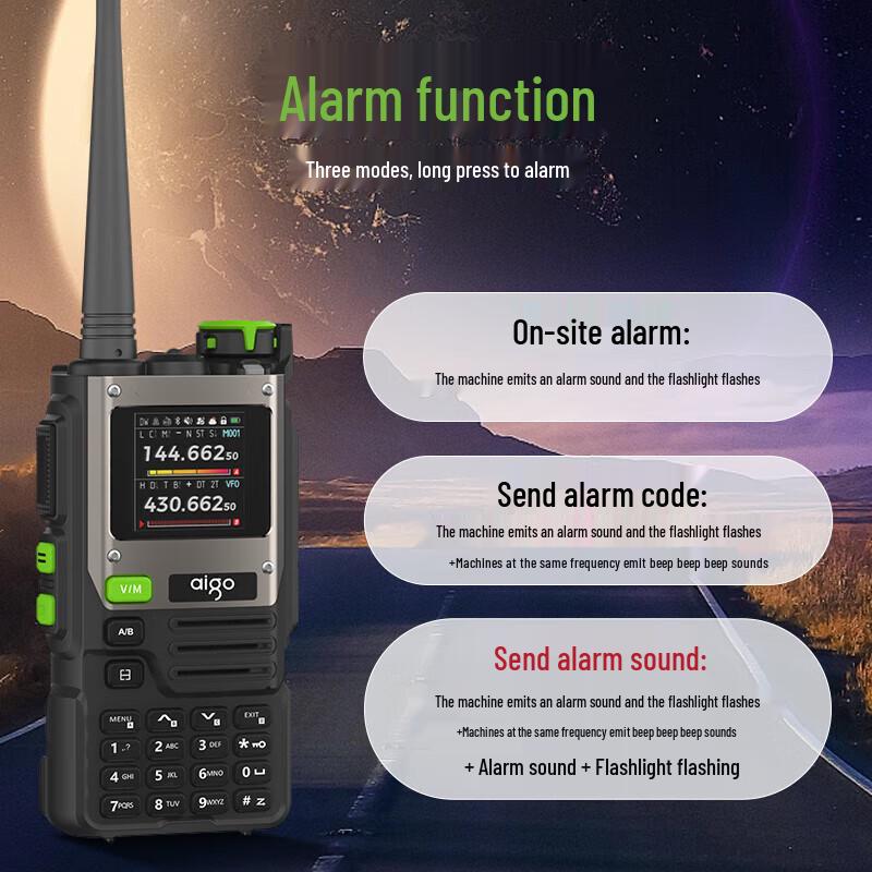 aigo E618Spro High-Power Dual-Band Two-Way Radio (CN version)