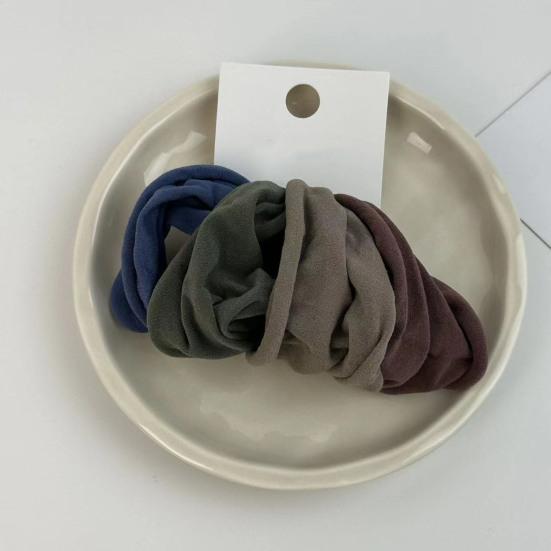 4 шт. Резинки для волос Утолщенные Расширенные Высокоэластичные Резинки для волос Однотонные Держатели для хвоста Мягкие Аксессуары для волос