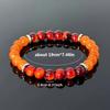 Elastic Elegant Beads Design 8mm 1PC Gift For Any Occasion For WOmen Men Fortune Prosperity Good Orange Quartz Bracelet High Quality