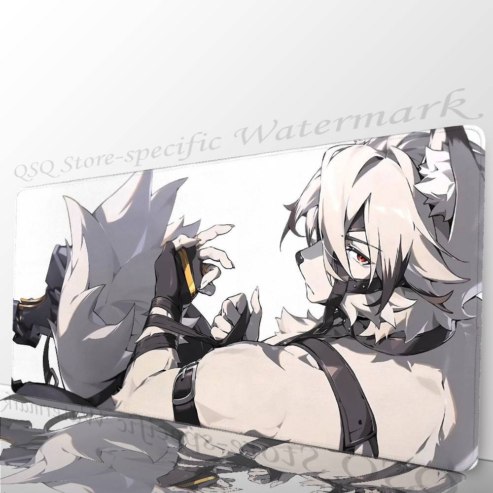 Von L-Lycaon Аниме Zzz Игровой Коврик для Мыши Нескользящий Подходит для Офисных Компьютеров Ноутбуков Игровых Столов Киберспорта Клавиатуры XXL