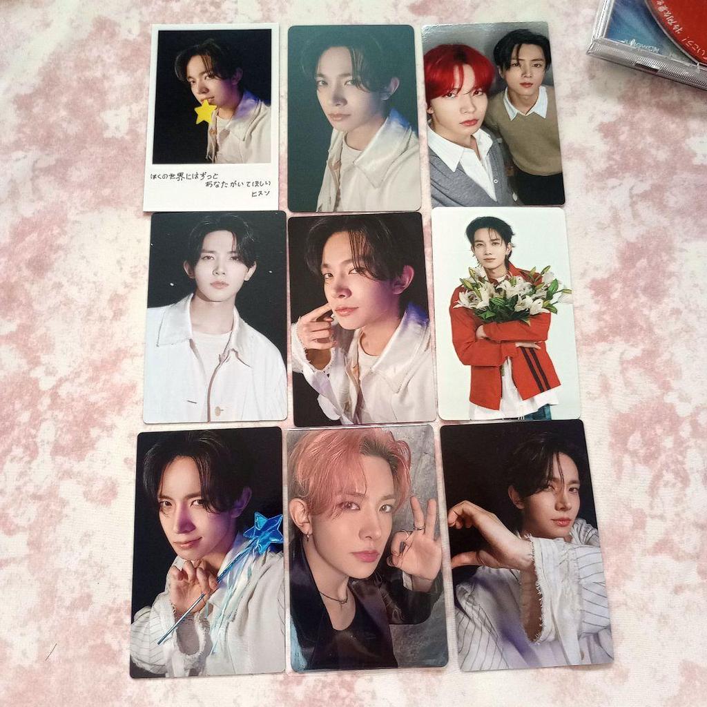 [Б/У] Enhypen Yoi Yanmar Такояки 3 вида бонусная торговая карточка Хисын