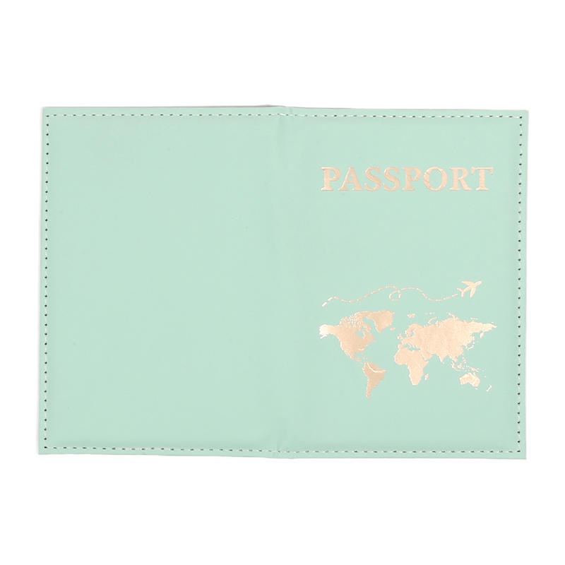 PU Leather Passport Cover - RFID Blocking Holder with Flight Ticket Slot Secure Travel Document Organizer for International Trips