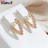 Kinel Heart Shaped Dangle Earrings For Women Valentine's Day Jewelry Gift