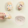 Magnetic Toothpick Box Cartoon Dog Dot Pattern Toothpick Holder Dispenser Fridge Magnet Dust-proof Kitchen Toothpick Organizer Container