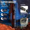 A100 Mini Rechargeable LED Flashlight with T6 Telescopic Zoom