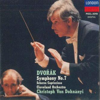 CD КРИСТОФ ФОН ДОНАНЬИ - Дворжак: Симфония № 7 ре минор, O POCL2019 POLYDOR Japan Classical Б/У