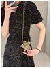 Fashion Metal Mouth Red Bag for Women High Quality Gold Shoulder Bags Designer Hollow Out Crossbody bag Cute Dinner sac Handbags