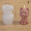Милая 3D-свеча в виде животного, силиконовая форма для домашних животных, собака, сделай сам, ароматерапия, гипсовая свеча, смоляная форма для мыла, литьевая форма для домашнего декора