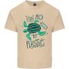 Climate Change Say No To Plastic Unisexs Light Cotton TShirt