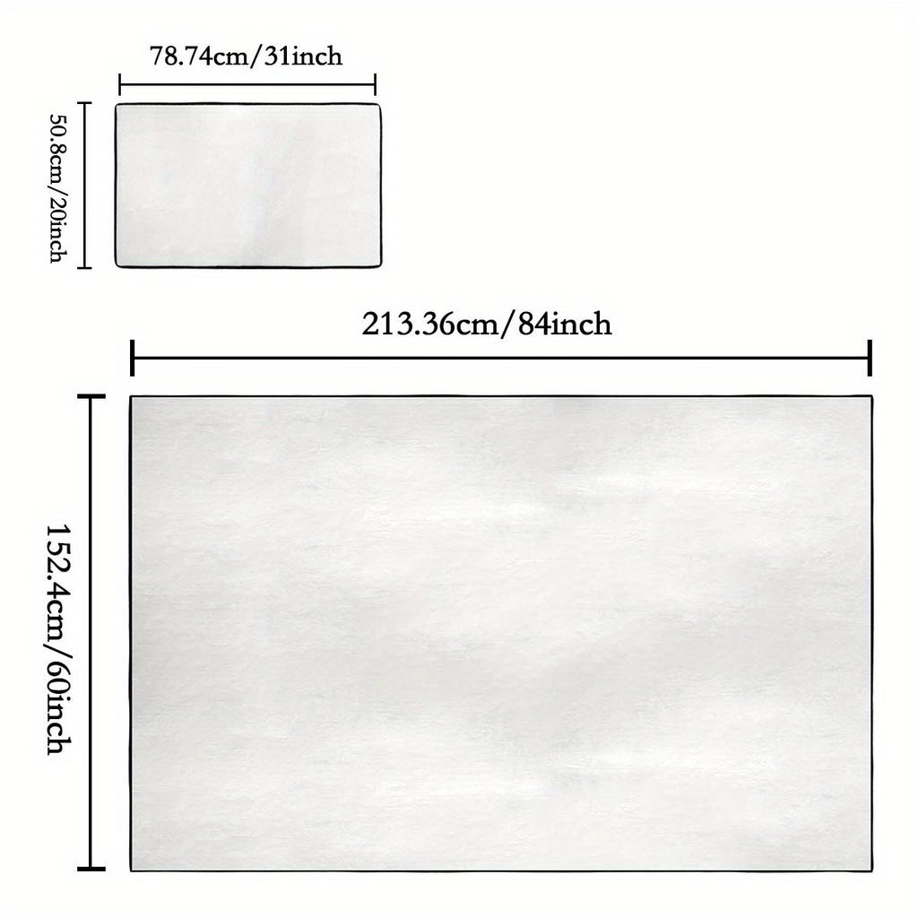 Большой коврик Очень большой Нескользящий Машинная стирка Коврик для пола для помещений и улицы Мягкий Легкий Гостиная Патио Спальня Передняя часть