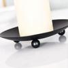 2pcs Iron Golden Candle Holder Decor Metal Tray type  Gold Candle Holders for Home Restaurant Wedding Dinner Party Decorations