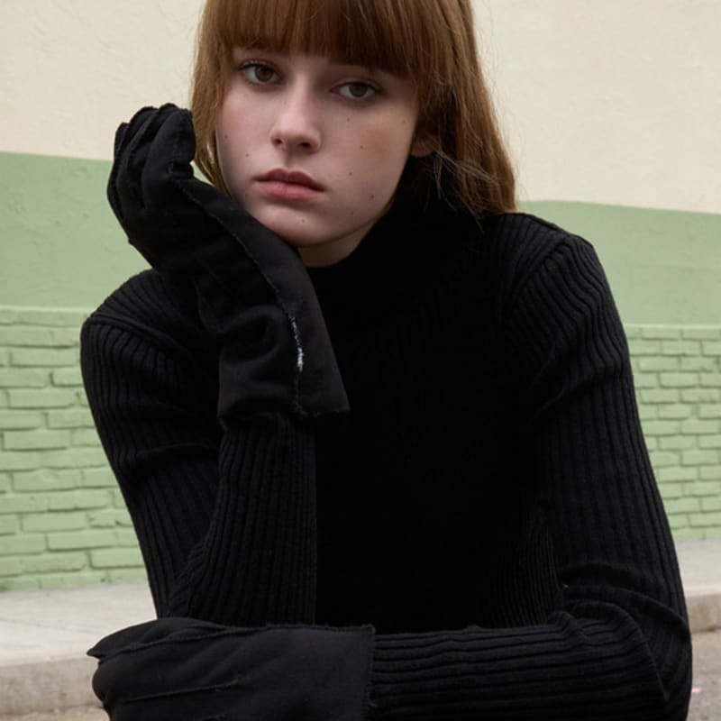 Ouie Перчатки Rough Mustang Черные OU1510