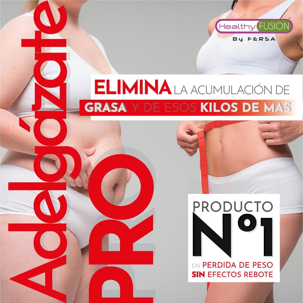 Healthy Fusion | Slimming 3 In 1 | Eliminates Kilos and Redefines Your Figure | Fat-burning and Appetite-suppressant Action | 90u